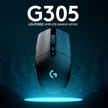 Logitech G305 LIGHTSPEED Wireless Gaming Mouse, Hero 12K Sensor, 12000 DPI, Lightweight, 6 Programmable Buttons, 250h Battery Life, On-Board Memory, PC/Mac (Container Product Without Box) - Imported from UK